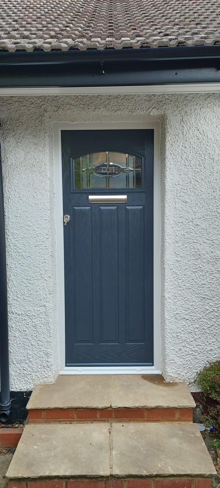 Blue composite door